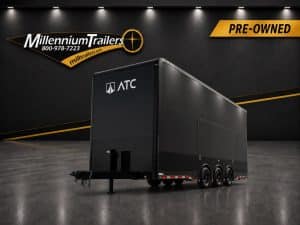 Used ATC Car Trailer 2025 26ft. Aluminum Stacker ROM 800 w/Tiltable 14ft. Lift 4392