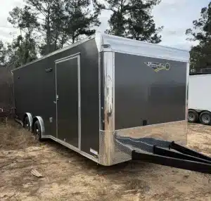 enclosed car hauler trailer