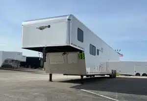 race trailer with living quarters