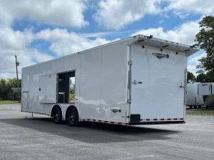 Enclosed Car Trailer 2026 28ft. New Econo-Max w/Race Package & .080 Poly-Core Ext. 4345