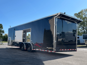 Enclosed Car Trailer 2026 28ft. New Econo-Max w/Race Package & .080 Poly-Core Ext. 4355