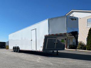 Enclosed Gooseneck Trailer 2026 40ft. New Econo-Max Car Hauler w/12in. Extra Height & .080 Poly-Core Ext. 4358
