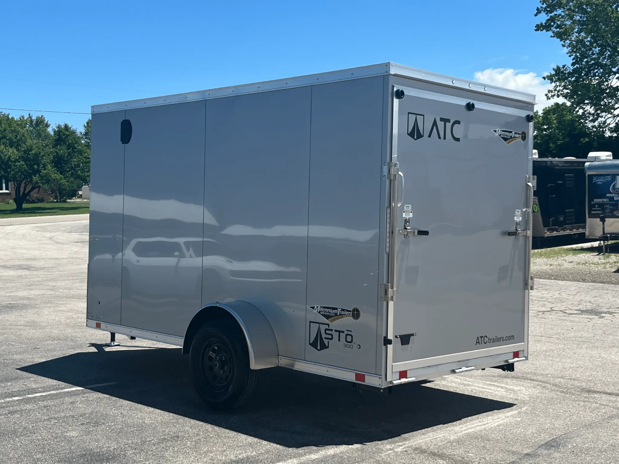 Enclosed ATC Cargo Trailer 2027 6ft. X 12ft. Aluminum STO 300 w/Ramp Door & 6in. Extra Height 6657 - Image 6