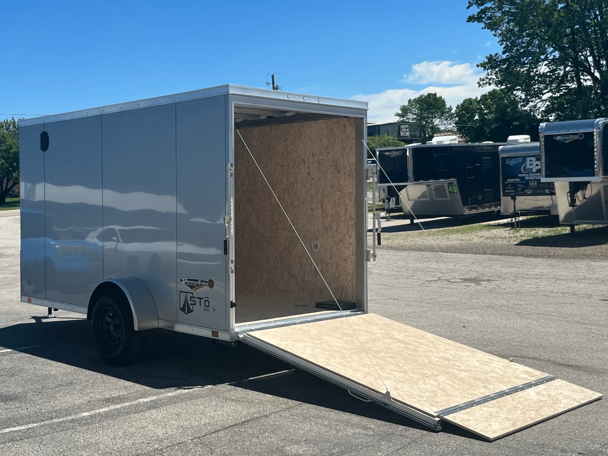 Enclosed ATC Cargo Trailer 2027 6ft. X 12ft. Aluminum STO 300 w/Ramp Door & 6in. Extra Height 6657
