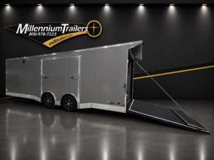 Enclosed Car Trailer 2027 24ft. New Sportsman w/Premium Escape Door & Aluminum Wheels 4706