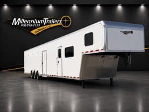 Enclosed Car Trailer with Living Quarters 2026 53ft. Platinum Gooseneck w/24ft. LQ, Sleeps 6! 0170