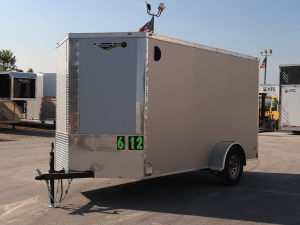 Enclosed Cargo Trailer 2026 6ft. X 12ft. w/Ramp Door & .080 Aluminum Poly-Core Exterior 1041