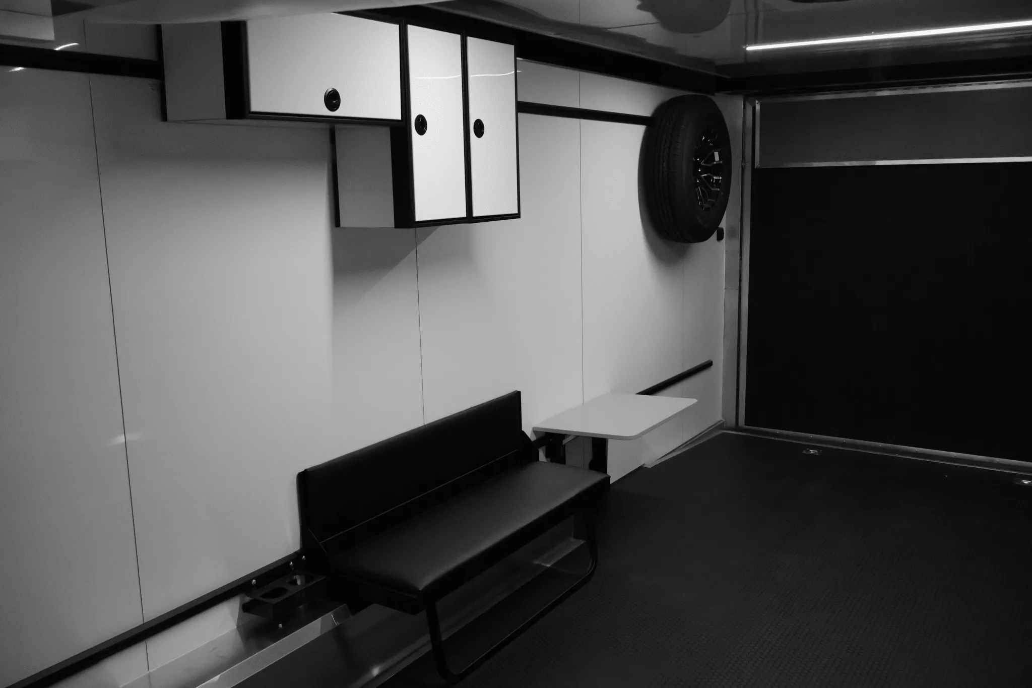 Enclosed ATC Car Trailer 2027 28ft. Aluminum ROM 550 w/Kitchenette, Step-In Toilet/Shower Room, A/C & LifeTrac Options Added 7328 - Image 7