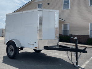 Enclosed Cargo Trailer 2026 4ft. X 6ft. w/V-Nose Front & .080 Poly-Core Exterior 1125