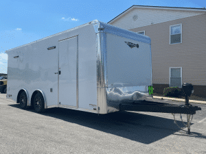 Enclosed Car Hauler 2026 20ft. New Econo-Max w/Finished Interior, Cabinets & Aluminum Wheels 3408