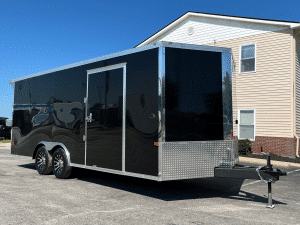 Enclosed Car Trailer 2026 20ft. Haulmark Heat w/Finished Interior, Cabinets & Wide Rear Opening 7060