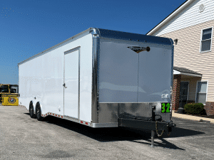 Enclosed Car Trailer 2027 32ft. Haulmark Edge w/Finished Interior, Cabinets & Wide Rear Ramp Opening 5262