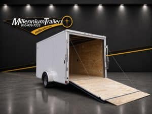 Enclosed Cargo Trailer 2026 7ft. X 12ft. w/Ramp Door & .080 Poly-Core Exterior 1059