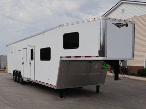 Enclosed Trailer with Living Quarters 2026 40ft. Gooseneck w/20ft. LQ, Large Bath and Fully Finished 20ft. Garage Area 0193