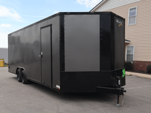 Enclosed Car Trailer 2026 24ft. New Econo-Max w/Blackout Trim Package 1135