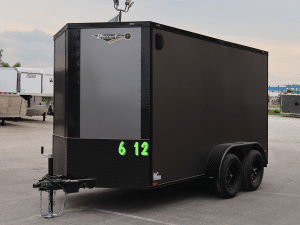 Enclosed Cargo Trailer 2027 6ft. X 12ft. w/Blackout Trim Package 3946