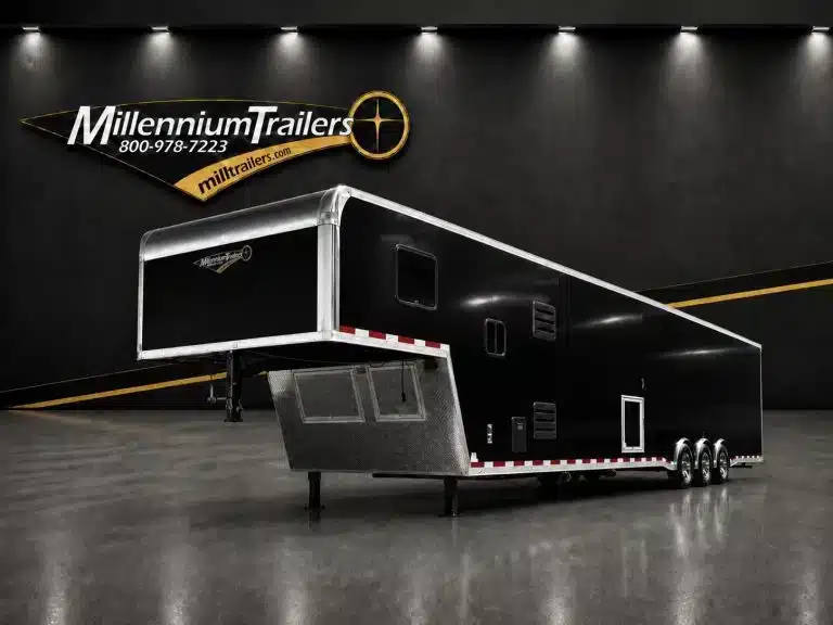 custom race car trailer
