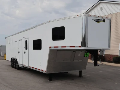 Enclosed Trailer with Living Quarters 2026 40ft. Gooseneck w/20ft. LQ, Large Bath and Fully Finished 20ft. Garage Area 0193