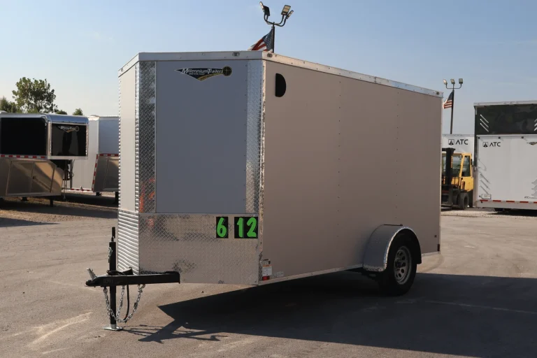 Enclosed Cargo Trailer 2026 6ft. X 12ft. w/Ramp Door & .080 Aluminum Poly-Core Exterior 1041 - Image 2