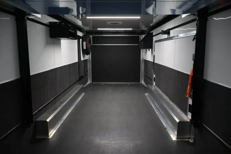 Enclosed ATC Toy Hauler 32ft. Mini LQ Aluminum ROM 550 w/Kitchenette, Bathroom, Happijac Bed & LifeTrac Options Added 7254 - Image 7