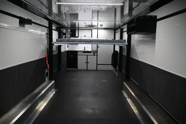 Enclosed ATC Toy Hauler 32ft. Mini LQ Aluminum ROM 550 w/Kitchenette, Bathroom, Happijac Bed & LifeTrac Options Added 7254 - Image 3