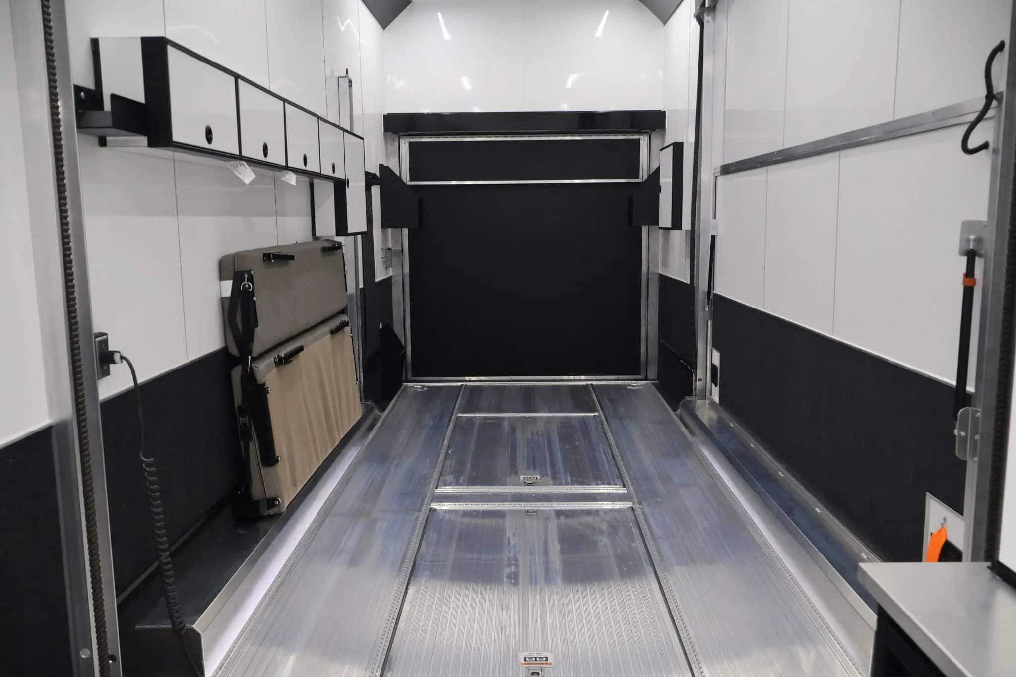 Enclosed ATC Car Trailer 2027 28ft. Aluminum Stacker ROM 750S w/18ft. Tiltable Lift & Lifetrac Options Added 7677 - Image 4