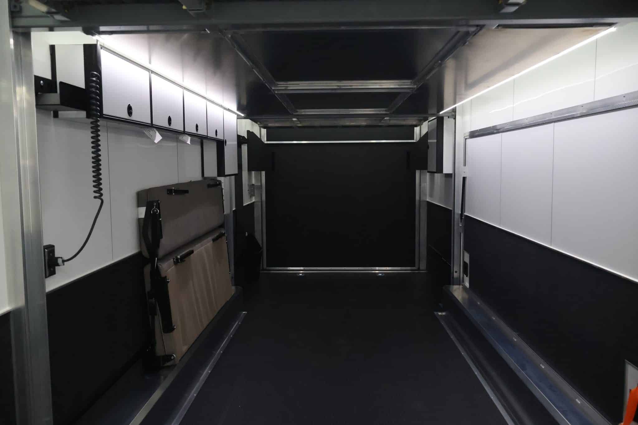 Enclosed ATC Car Trailer 2027 28ft. Aluminum Stacker ROM 750S w/18ft. Tiltable Lift & Lifetrac Options Added 7677 - Image 13
