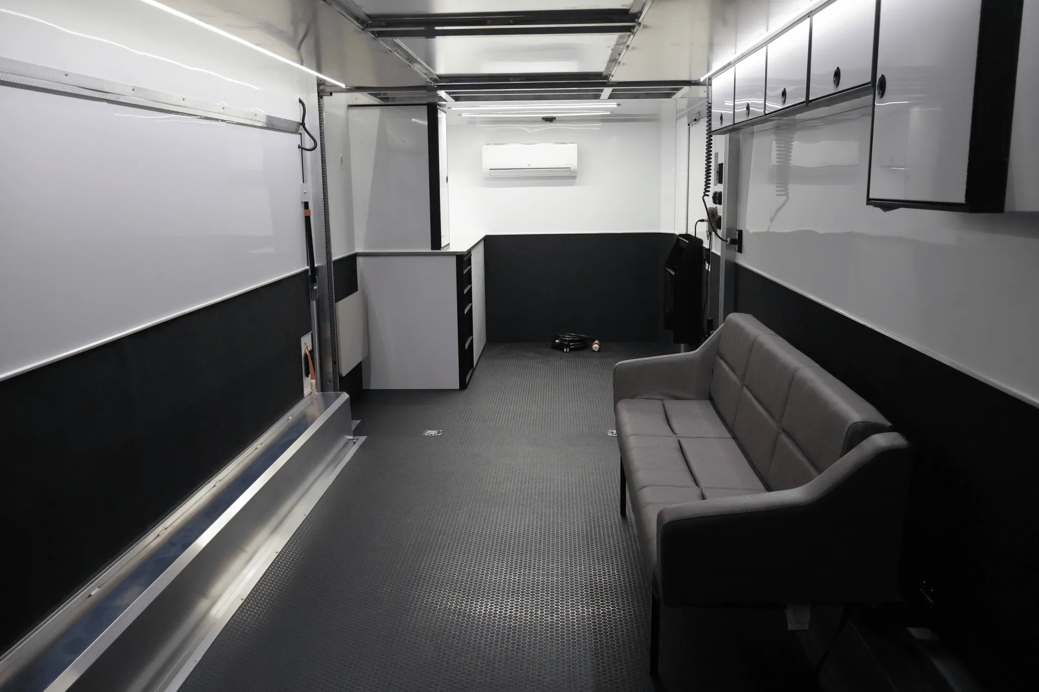 Enclosed ATC Car Trailer 2027 28ft. Aluminum Stacker ROM 750S w/18ft. Tiltable Lift & Lifetrac Options Added 7677 - Image 6
