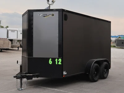 Enclosed Cargo Trailer 2027 6ft. X 12ft. w/Blackout Trim Package 3946