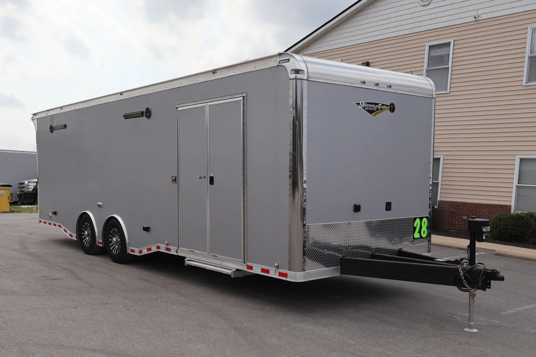 Enclosed Car Trailer 2027 28ft Haulmark Edge w/Turbo Package & Wide Rear Ramp Opening 8180