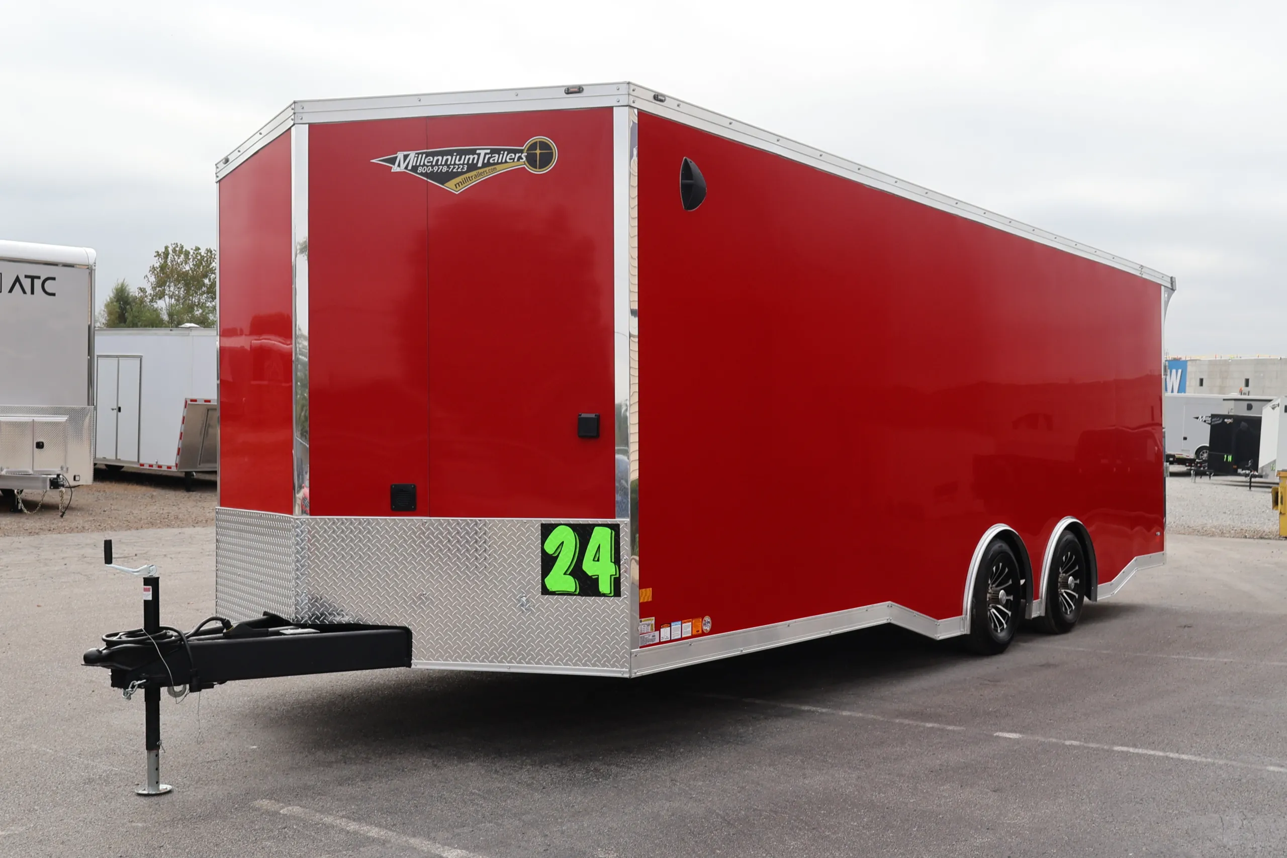 Enclosed Car Trailer 2027 24ft. Haulmark Heat Pro w/Loaded Interior & Wide Ramp Door Opening 9337 - Image 4