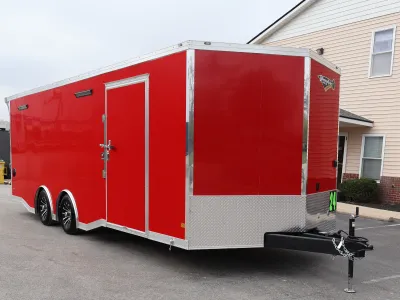 Enclosed Car Trailer 2027 24ft. Haulmark Heat Pro w/Loaded Interior & Wide Ramp Door Opening 9337