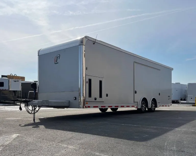 Used 2021 28' Intech Aluminum Trailer LOADED 7.0KW Generator/ 15K BTU AC/ Large Escape Door/ Awning #7720 - Image 23