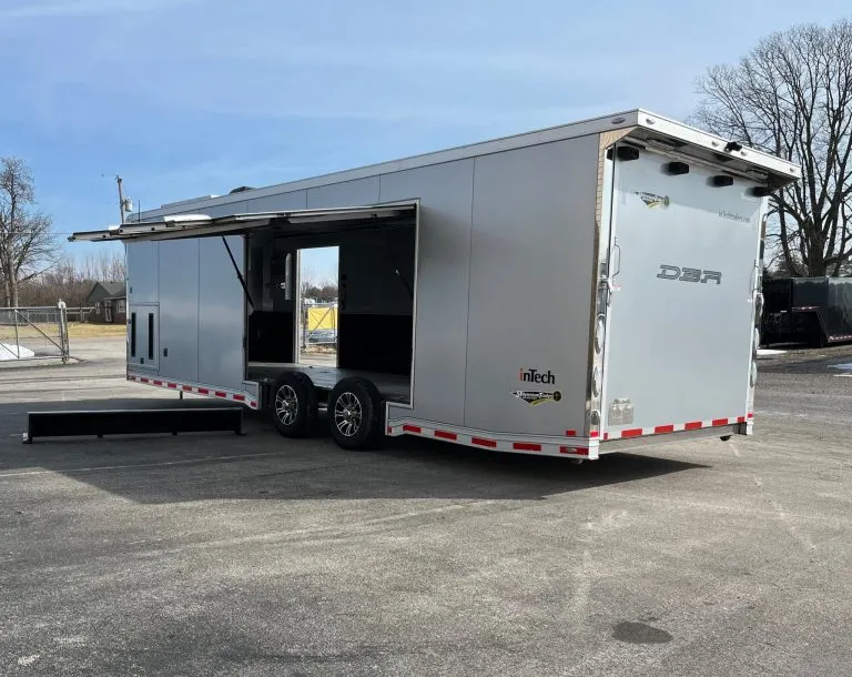 Used 2021 28' Intech Aluminum Trailer LOADED 7.0KW Generator/ 15K BTU AC/ Large Escape Door/ Awning #7720 - Image 17