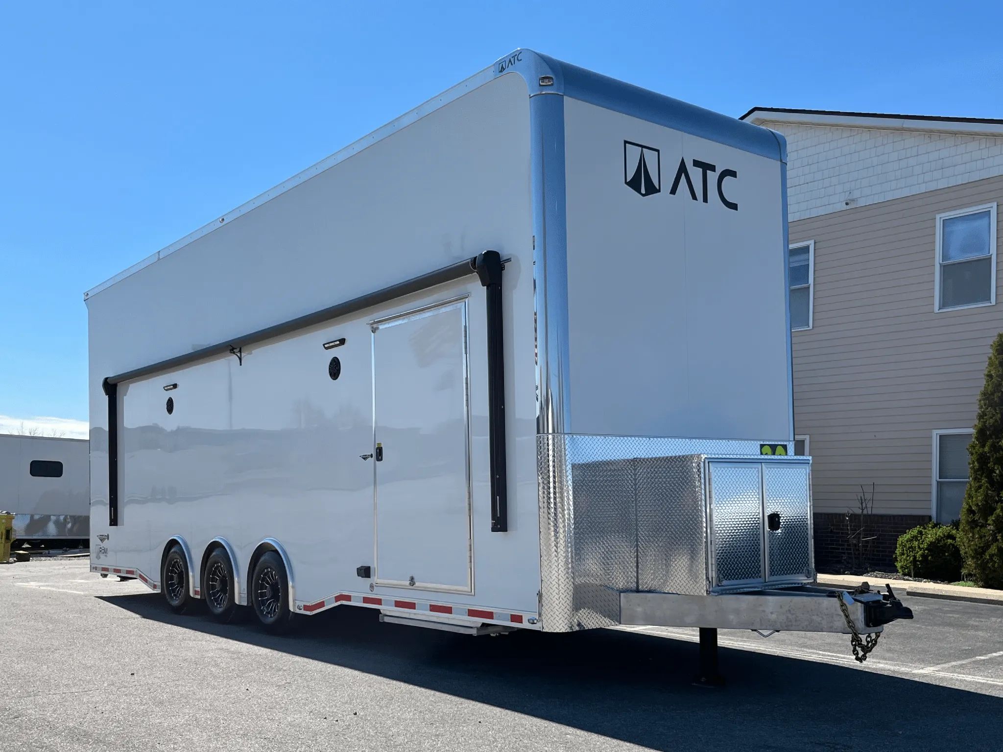 Enclosed ATC Car Trailer 2026 30ft. Aluminum Stacker ROM 750S w/Tiltable 18ft. Lift 6130 - Image 31