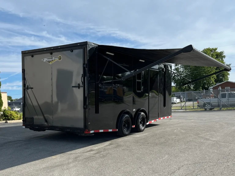 Used 2021 28' Intech Aluminum Trailer LOADED 7.0KW Generator/ 15K BTU AC/ Large Escape Door/ Awning #7720 - Image 24
