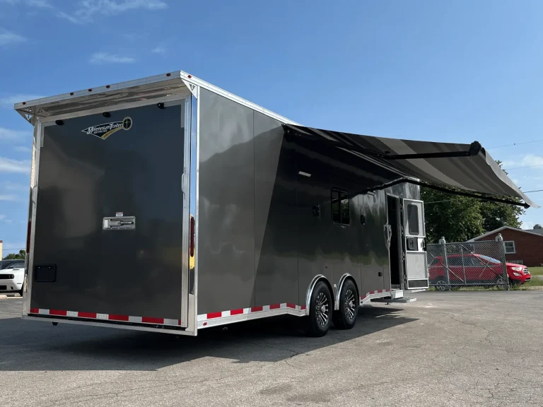 Enclosed Trailer with Living Quarters 2026 30ft Summit w/Large Bathroom & 12V HappiJac Queen Bed 0189 - Image 12