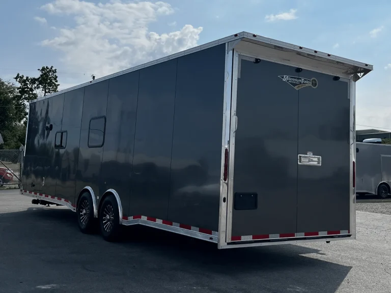 Enclosed Trailer with Living Quarters 2026 30ft Summit w/Large Bathroom & 12V HappiJac Queen Bed 0189 - Image 13