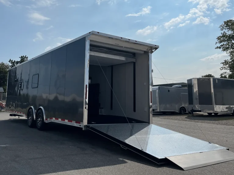 Enclosed Trailer with Living Quarters 2026 30ft Summit w/Large Bathroom & 12V HappiJac Queen Bed 0189 - Image 10