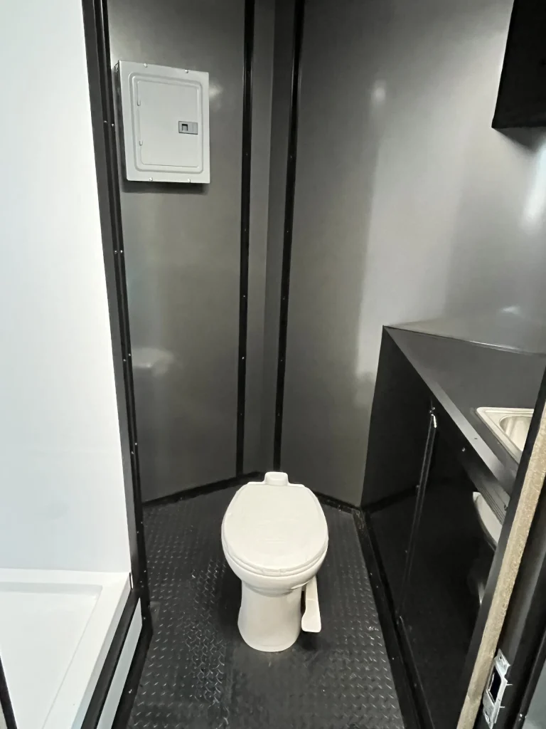 Enclosed Car Trailer 2027 20ft. New Weekender w/Large Full Bathroom, Electric Awning, & A/C 5264 - Image 4