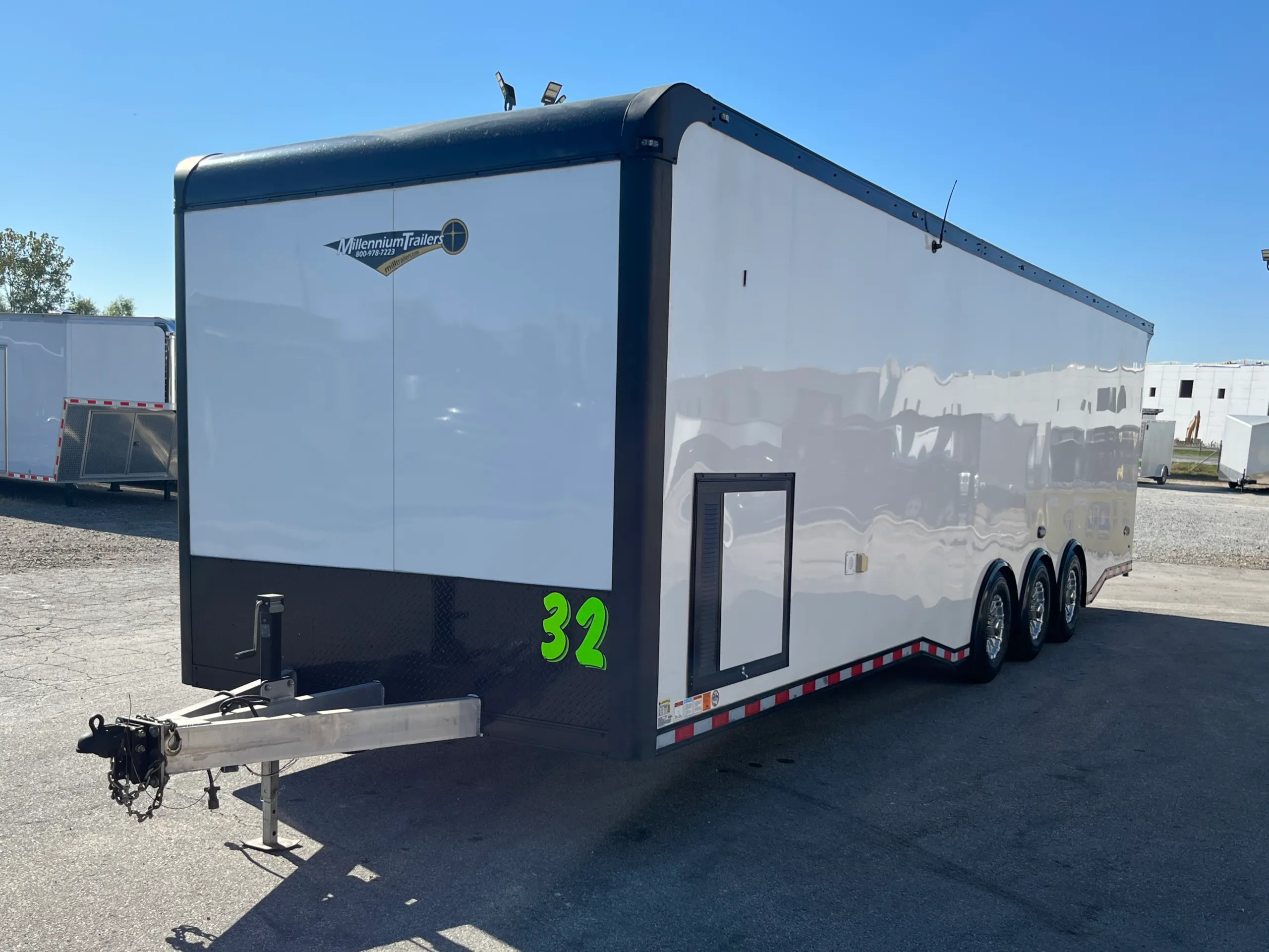 Used Aluminum Car Trailer 2023 32ft. Haulmark Edge w/Dragster Lift & (2) A/Cs 0733 - Image 5