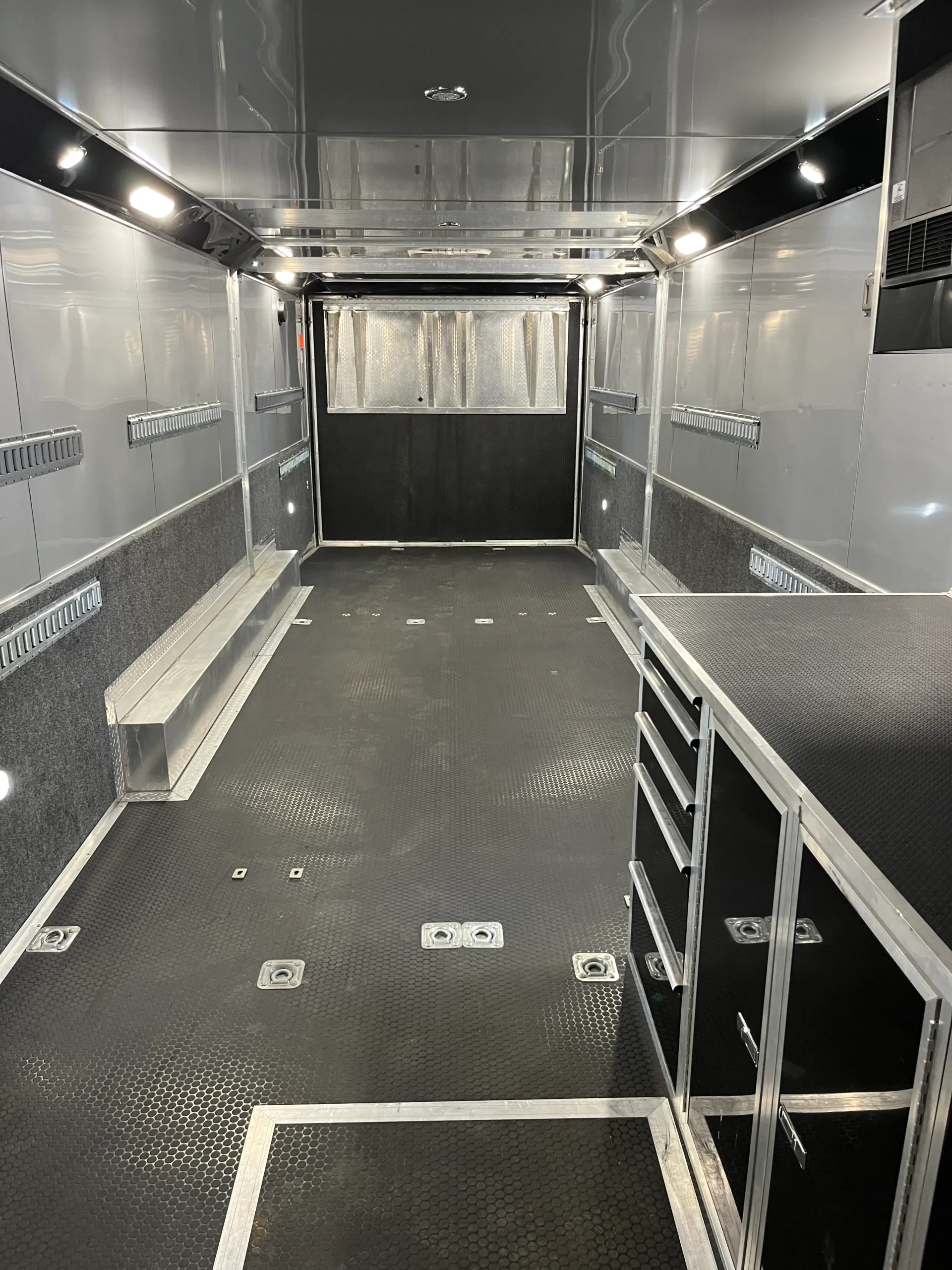 Used Aluminum Car Trailer 2023 32ft. Haulmark Edge w/Dragster Lift & (2) A/Cs 0733 - Image 4