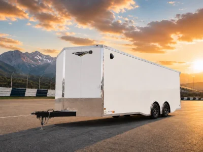 Enclosed Car Trailer 2027 24ft. Haulmark Heat Pro w/Loaded Interior & Wide Ramp Door Opening 2579