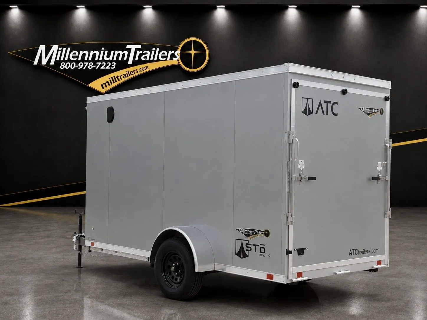 Enclosed ATC Cargo Trailer 2027 6ft. X 12ft. Aluminum STO 300 w/Ramp Door & 6in. Extra Height 6657 - Image 12