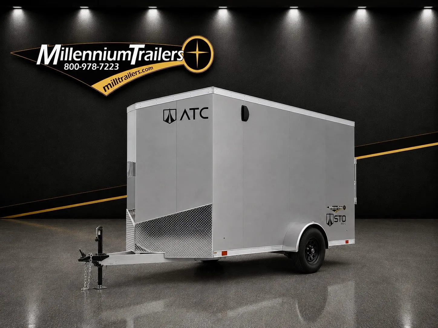 Enclosed ATC Cargo Trailer 2027 6ft. X 12ft. Aluminum STO 300 w/Ramp Door & 6in. Extra Height 6657 - Image 10