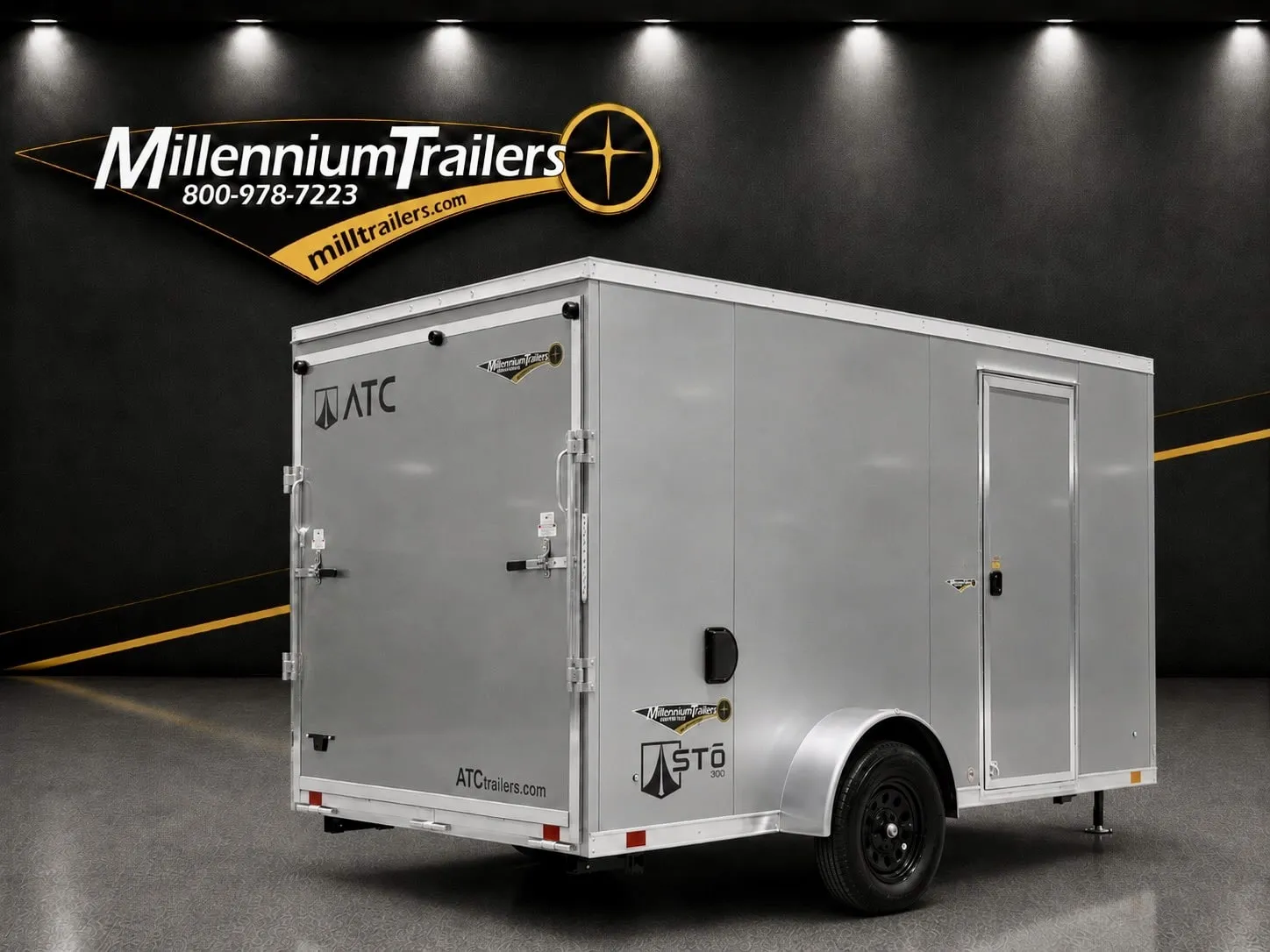 Enclosed ATC Cargo Trailer 2027 6ft. X 12ft. Aluminum STO 300 w/Ramp Door & 6in. Extra Height 6657 - Image 13