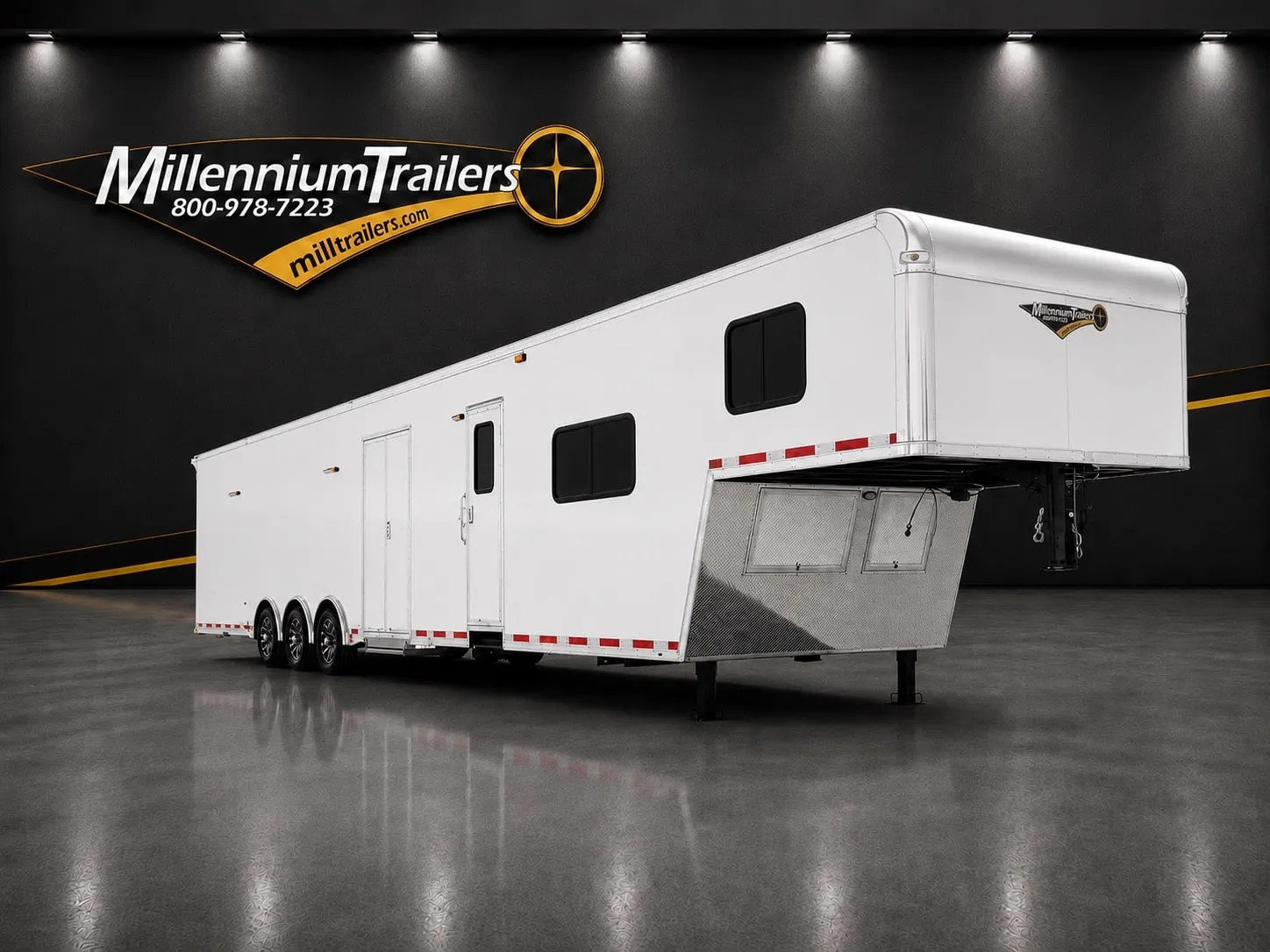 Enclosed Trailer with Living Quarters 2026 48ft w/20ft. LQ Large Bath and Fully Finished 28ft Garage Area 0168 - Image 14