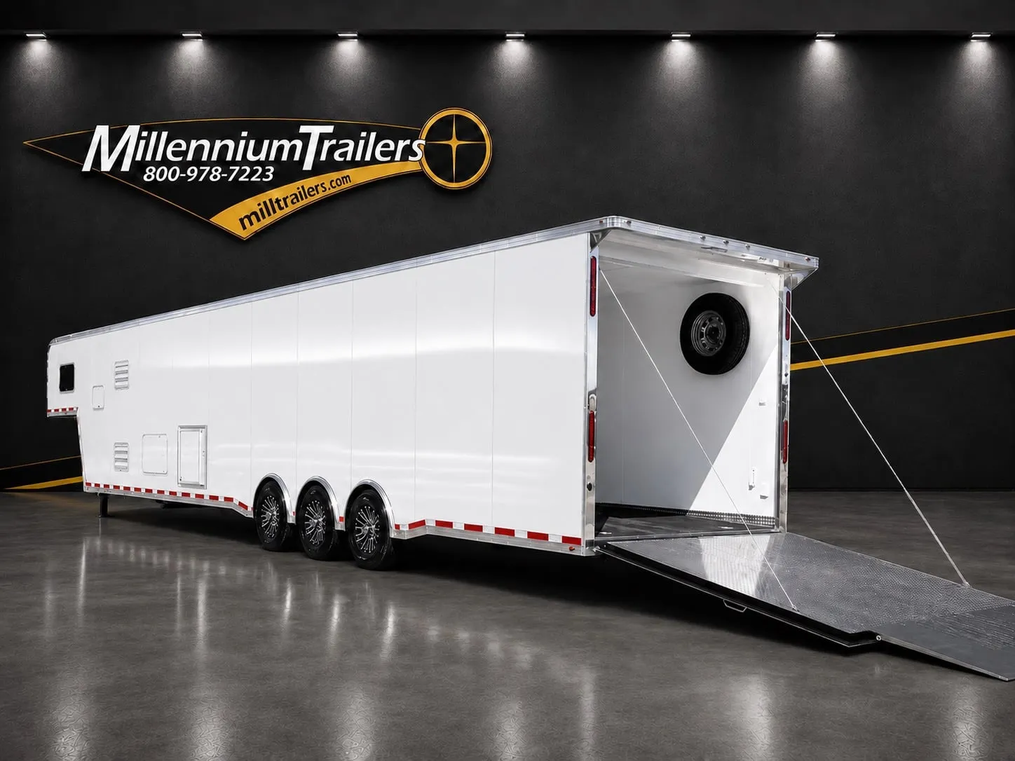 Enclosed Trailer with Living Quarters 2026 48ft w/20ft. LQ Large Bath and Fully Finished 28ft Garage Area 0168 - Image 25