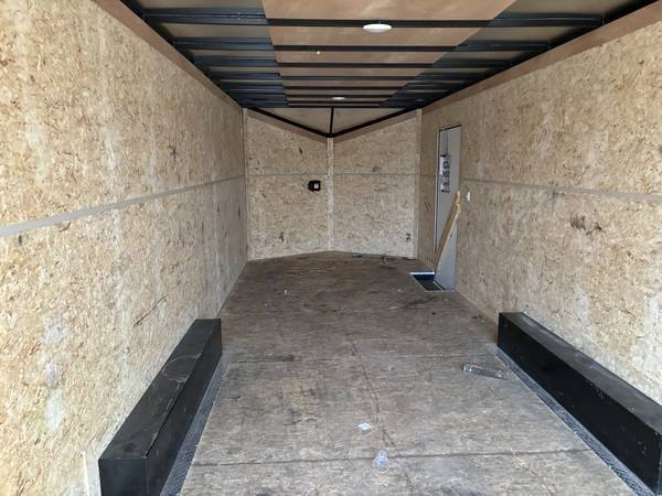 Used Enclosed Car Trailer 2025 24ft. Hero w/7ft. Interior & Aluminum Wheels 9859 - Image 2