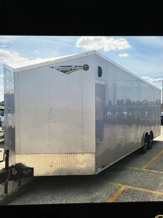 Used Enclosed Car Trailer 2025 24ft. Hero w/7ft. Interior & Aluminum Wheels 9859